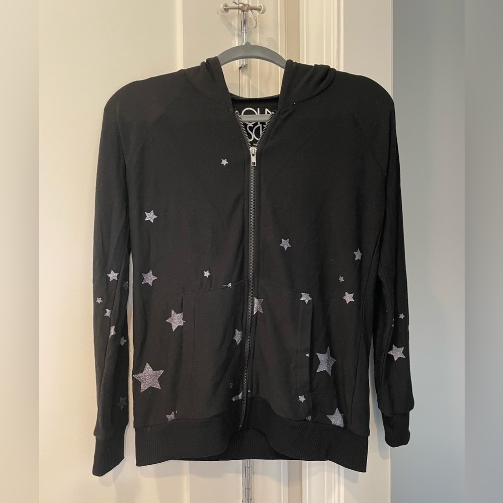 Chaser brand star hooded zip - small